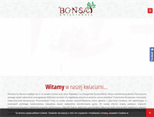Tablet Screenshot of kwiaciarniabonsai.pl